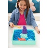 Kinetic Sand кутия с подложка синьо