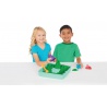 Kinetic Sand кутия с течен пясък и зелена подложка