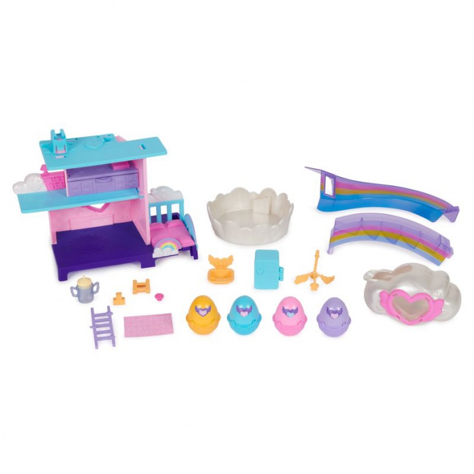 Hatchimals игрален комплект дъгов свят / излюпване във вода