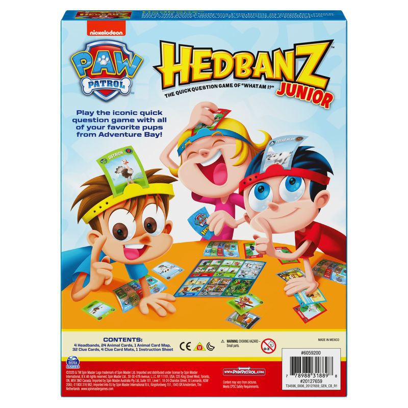 Spin Master Games настолна игра с гатанки Hedbanz Пес патрул Junior