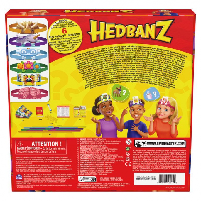 Spin Master Games игра с въпроси Hedbanz - ново издание