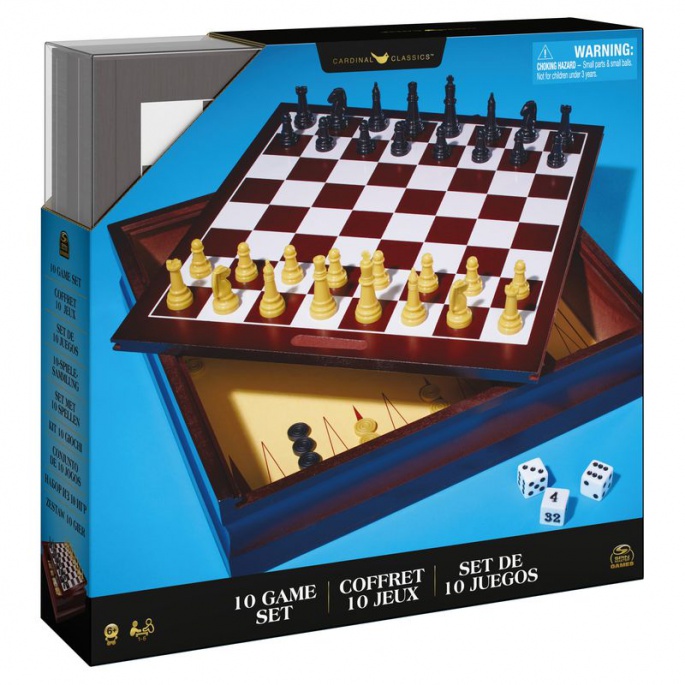Spin Master Games 10 игри в едно синя версия