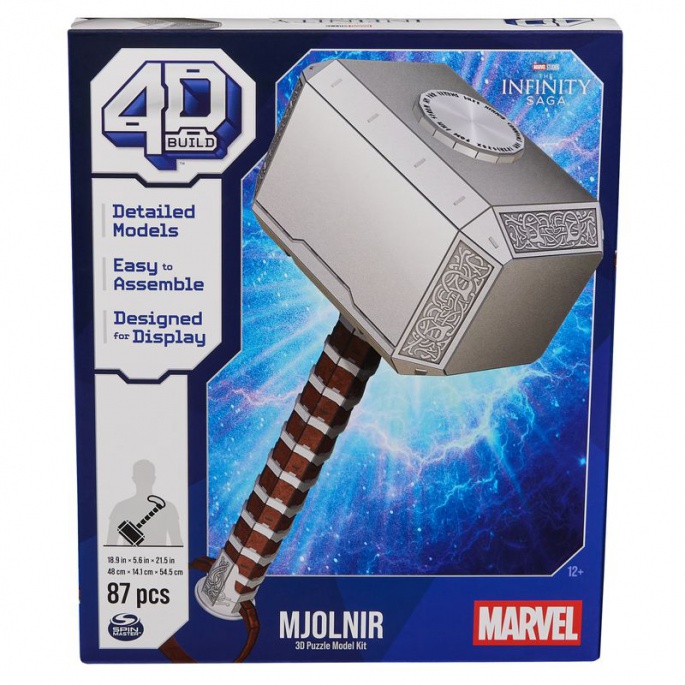 Пъзел Марвел 3D Мьолнир на Тор