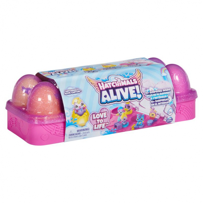 Hatchimals люпещи се животни във вода картон