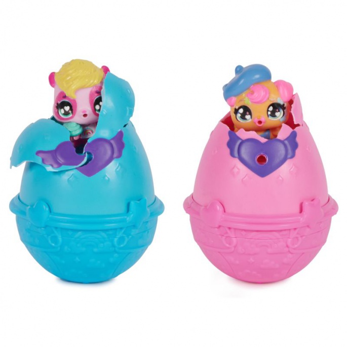 Hatchimals игрален комплект със столче за хранене на животни