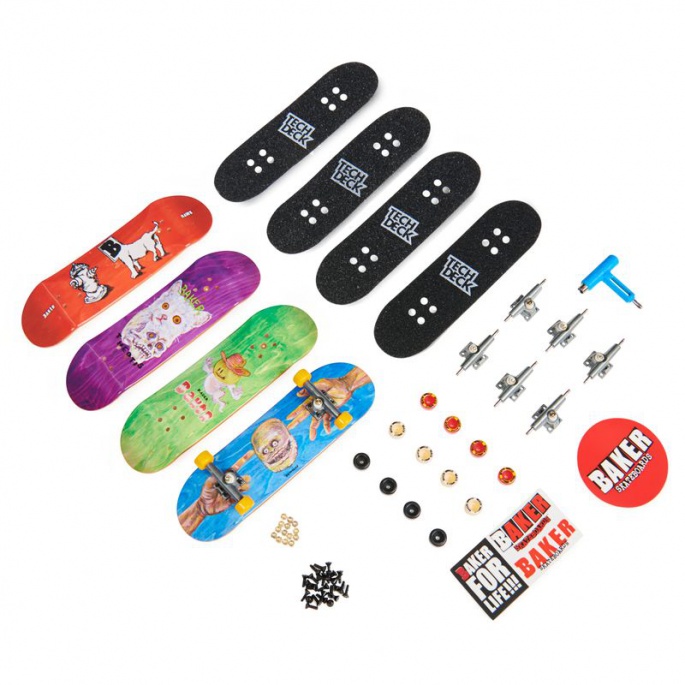 Tech Deck fingerboard четирипакет Baker