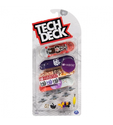 Tech Deck фингърборд четирипакет Habitat