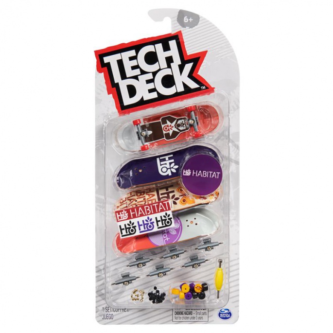 Tech Deck фингърборд четирипакет Habitat