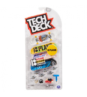 Tech Deck фингърборд четирипакет Planb
