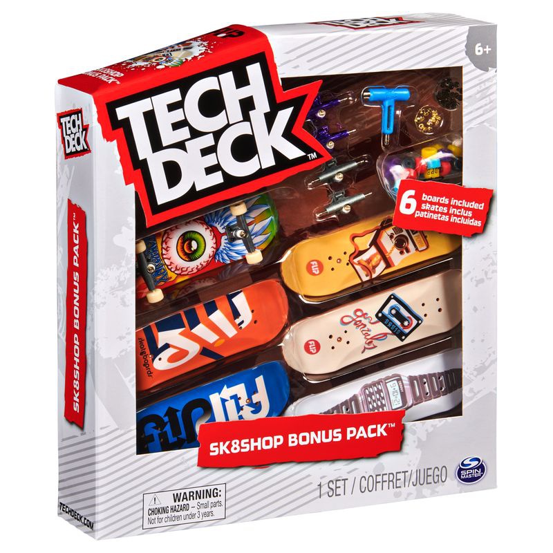 Tech Deck скейтшоп 6 броя с аксесоари Flip