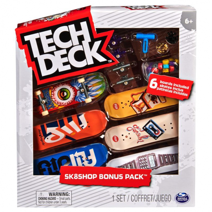 Tech Deck скейтшоп 6 броя с аксесоари Flip
