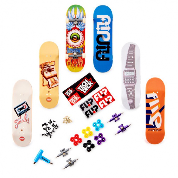 Tech Deck скейтшоп 6 броя с аксесоари Flip