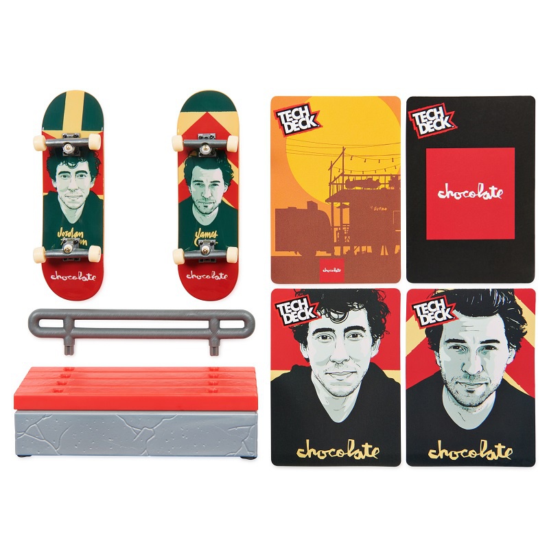 Tech Deck Fingerboard Двойка с Препятствие VS Series Chocolate