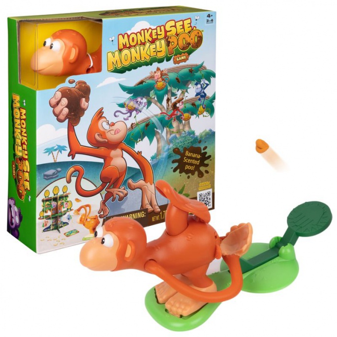 Spin Master Games игра за умения Monkey See Monkey Poo