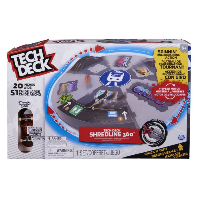 Tech Deck fingerboard Xconnect въртящ се скейт парк