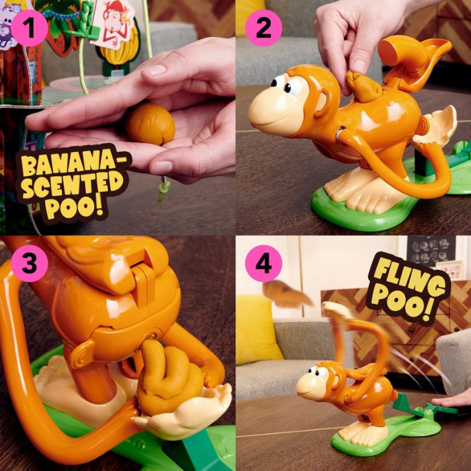 Spin Master Games игра за умения Monkey See Monkey Poo