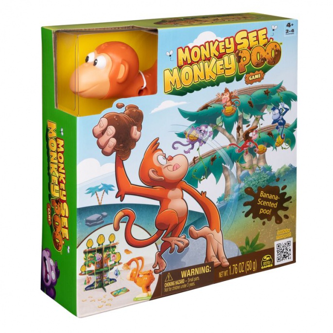 Spin Master Games игра за умения Monkey See Monkey Poo