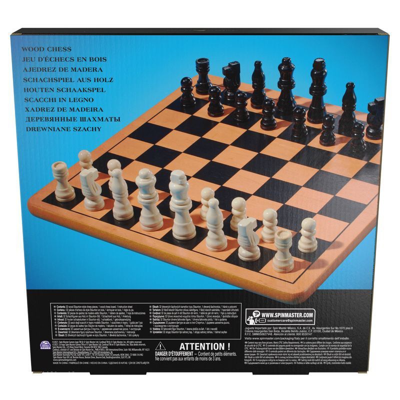 Spin Master Games класически дървени шахове