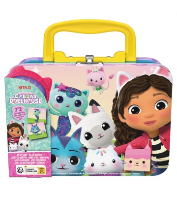Spin Master Games Gabby's Dollhouse паметна игра в метална кутия
