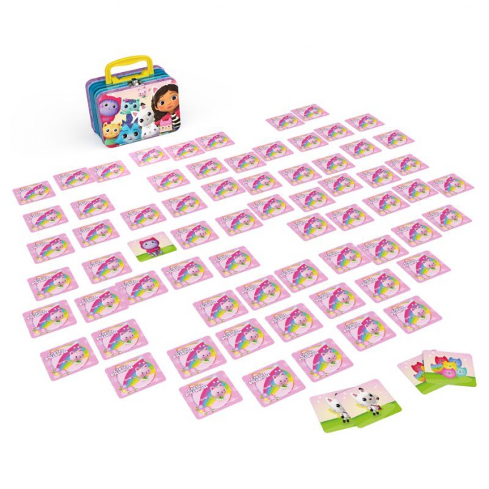 Spin Master Games Gabby's Dollhouse паметна игра в метална кутия