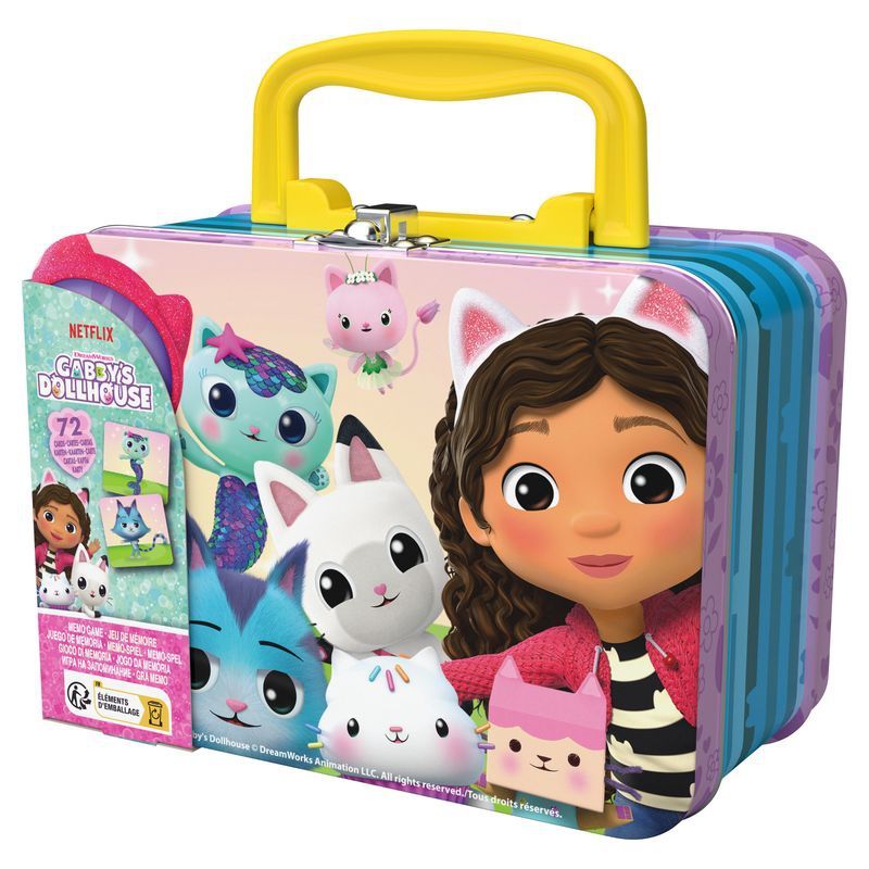 Spin Master Games Gabby's Dollhouse паметна игра в метална кутия