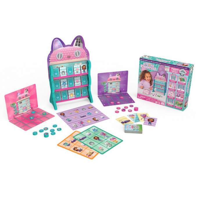 Spin Master Games Gabby's Dollhouse пълен с игри 8в1