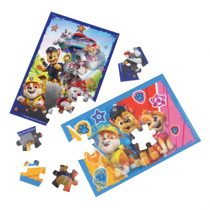 Spin Master Games Пес патрул лентикулярни пъзели 2x24 парчета