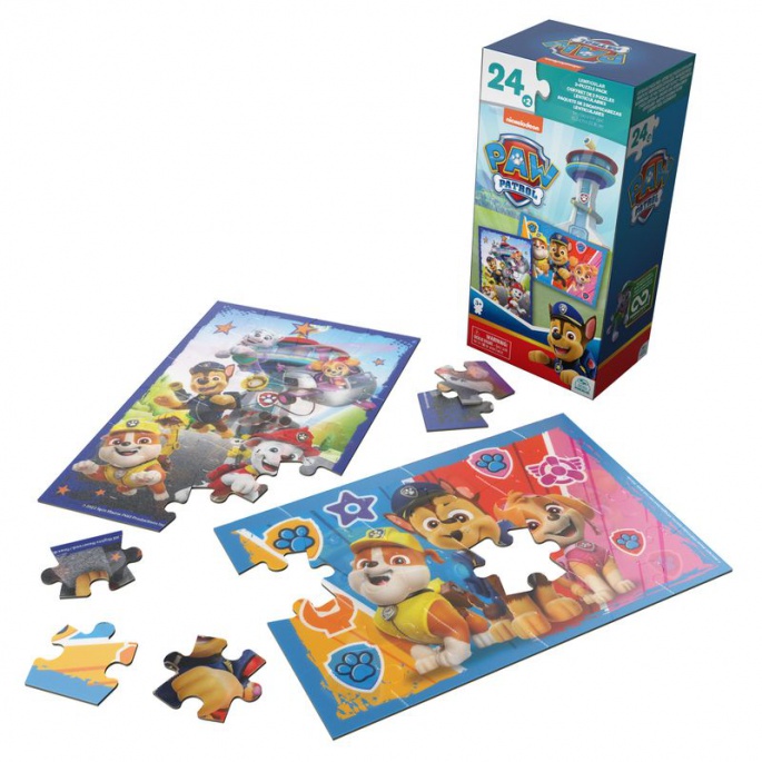 Spin Master Games Пес патрул лентикулярни пъзели 2x24 парчета