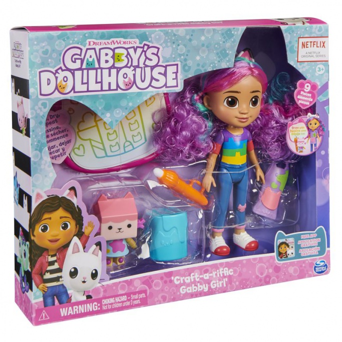 Gabby's Dollhouse вълшебната къща на Габи с кукла - творчески комплект