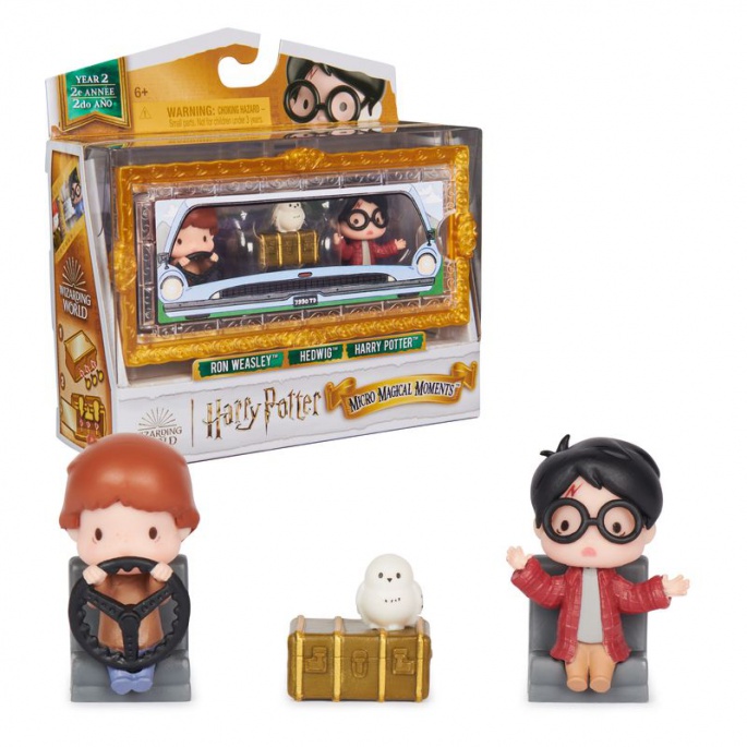 Harry Potter двойка мини фигурки Хари и Рон с аксесоари