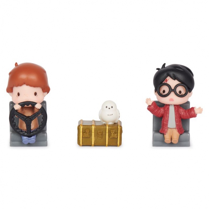 Harry Potter двойка мини фигурки Хари и Рон с аксесоари