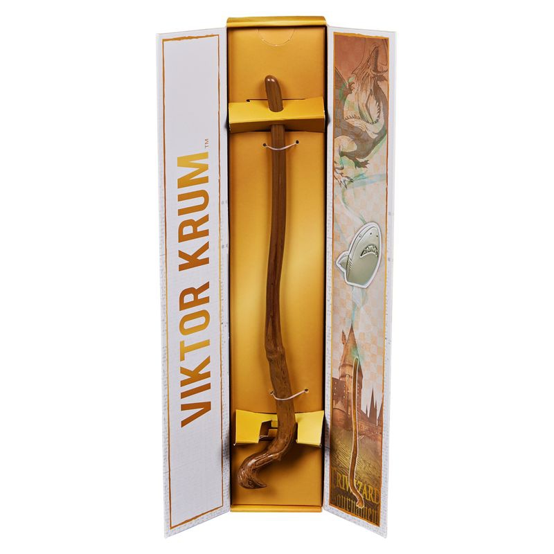 Хари Потър колекционерска магическа пръчица с поставка 2C Виктор Крум