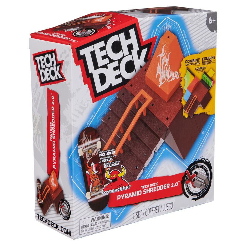 Tech Deck Xconnect скейтпарк Mafia Pyramid Shredder Toy Machine