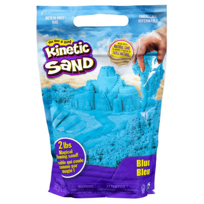 Kinetic Sand пакет син пясък 0,9 кг 2024