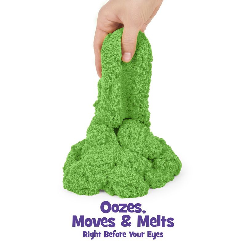 Kinetic Sand опаковка от зелен пясък 0,9 кг