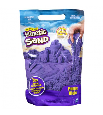 Kinetic Sand опаковка от лилав пясък 0,9 кг