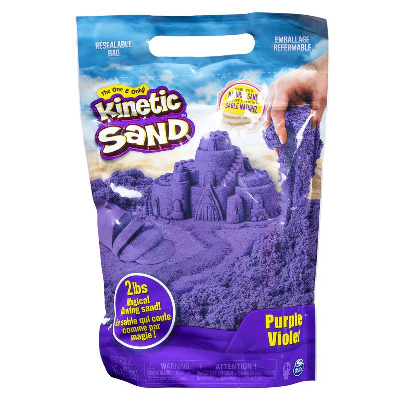 Kinetic Sand опаковка от лилав пясък 0,9 кг