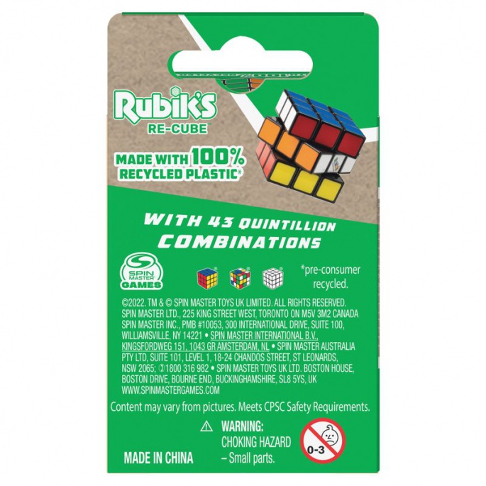 Кубче рубик 3x3 re-cube