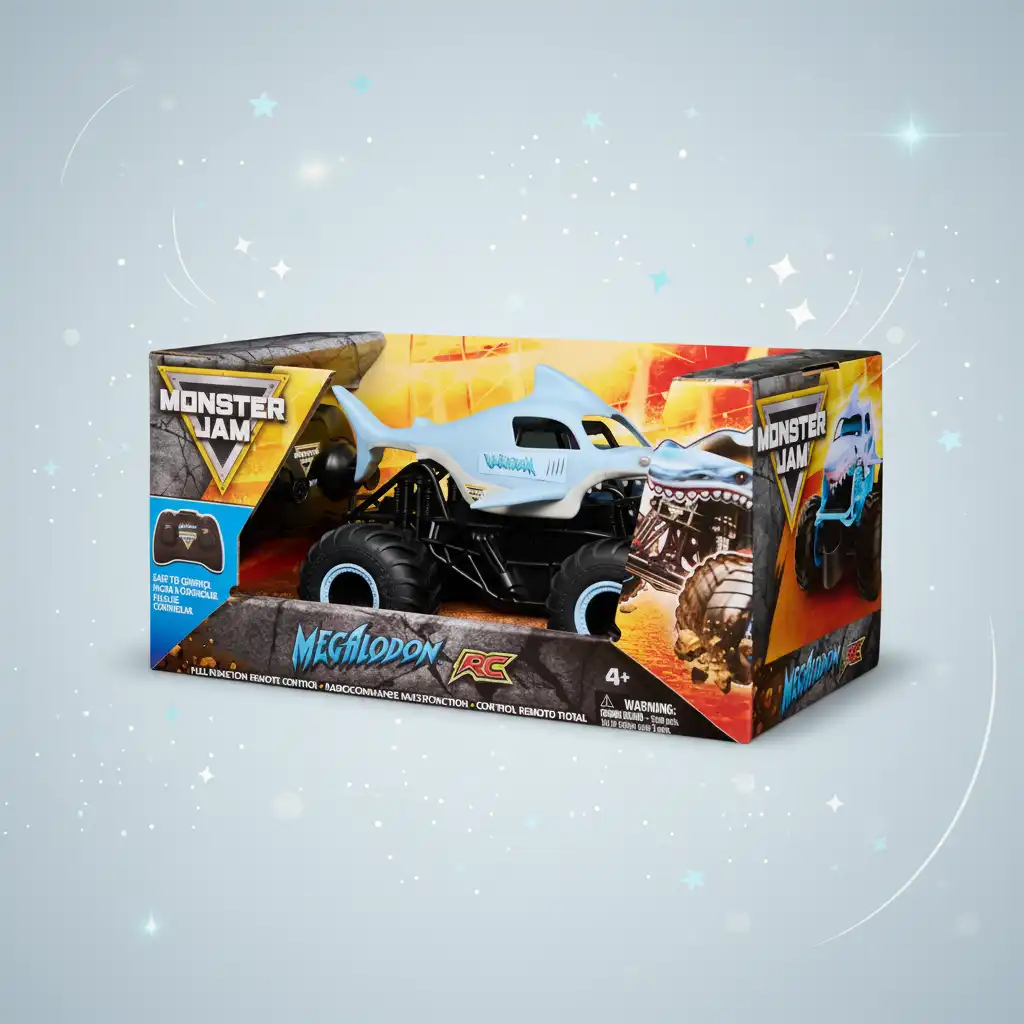 Прецизна изработка и автентични детайли на шасито Monster Jam.