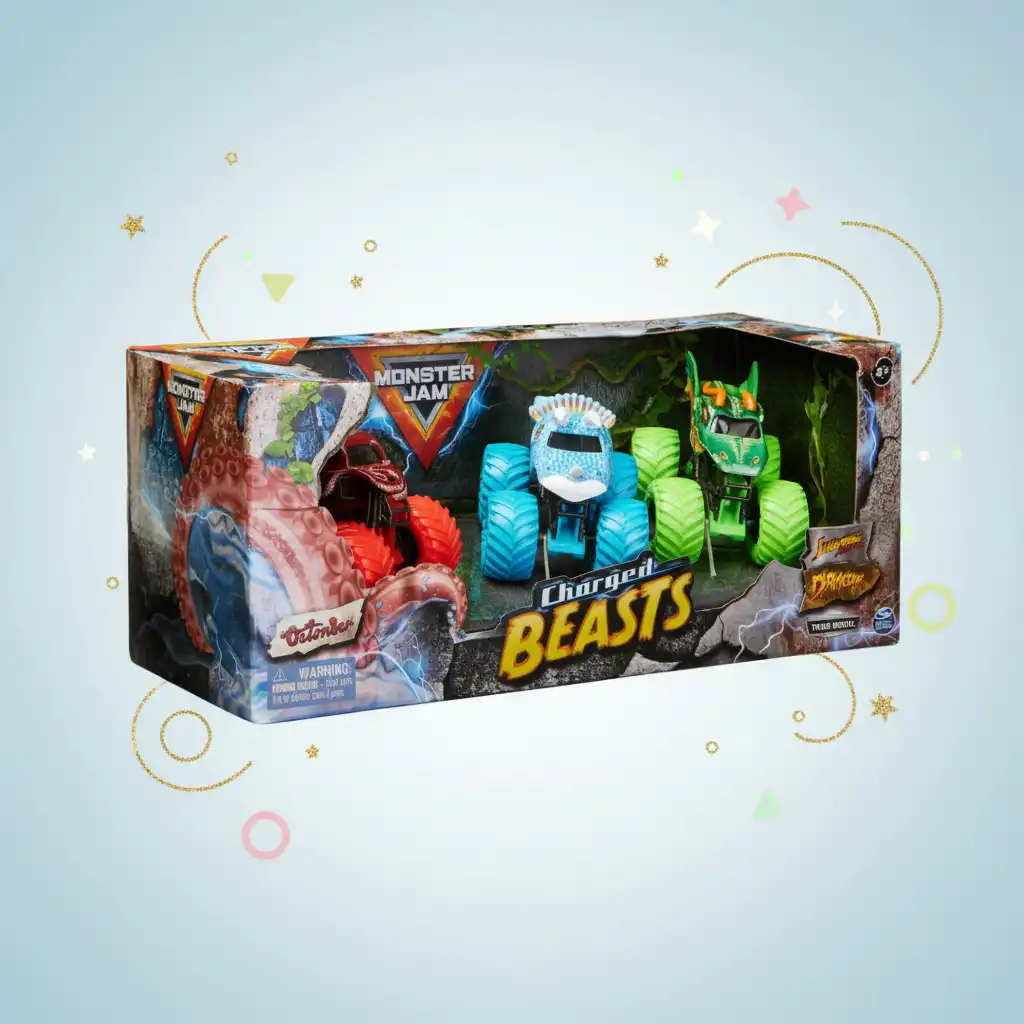 Създайте собствено Monster Jam шоу, пълно с трикове.