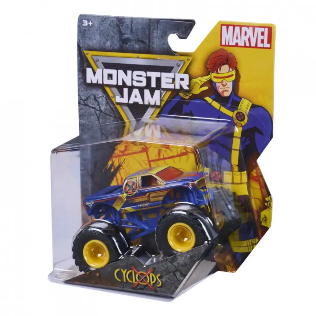 Изживейте епични битки с monster truck-ове в стил Marvel.