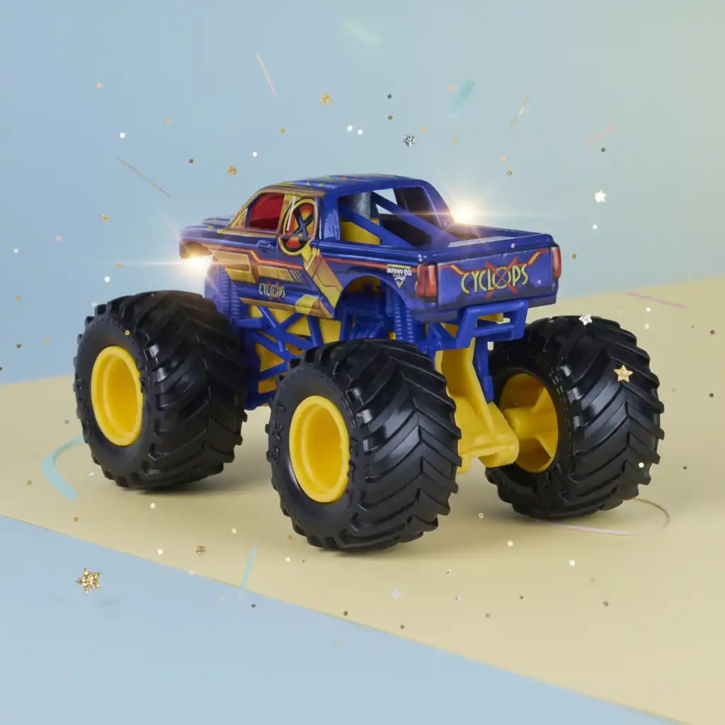 Създайте собствено Monster Jam шоу, пълно с трикове.