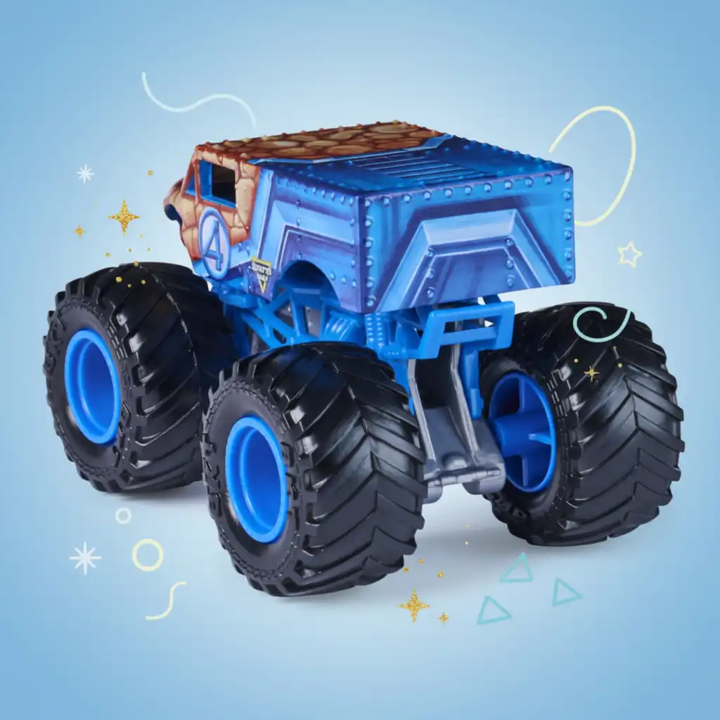 Ексклузивна колекционерска серия за фенове на Marvel и Monster Jam.