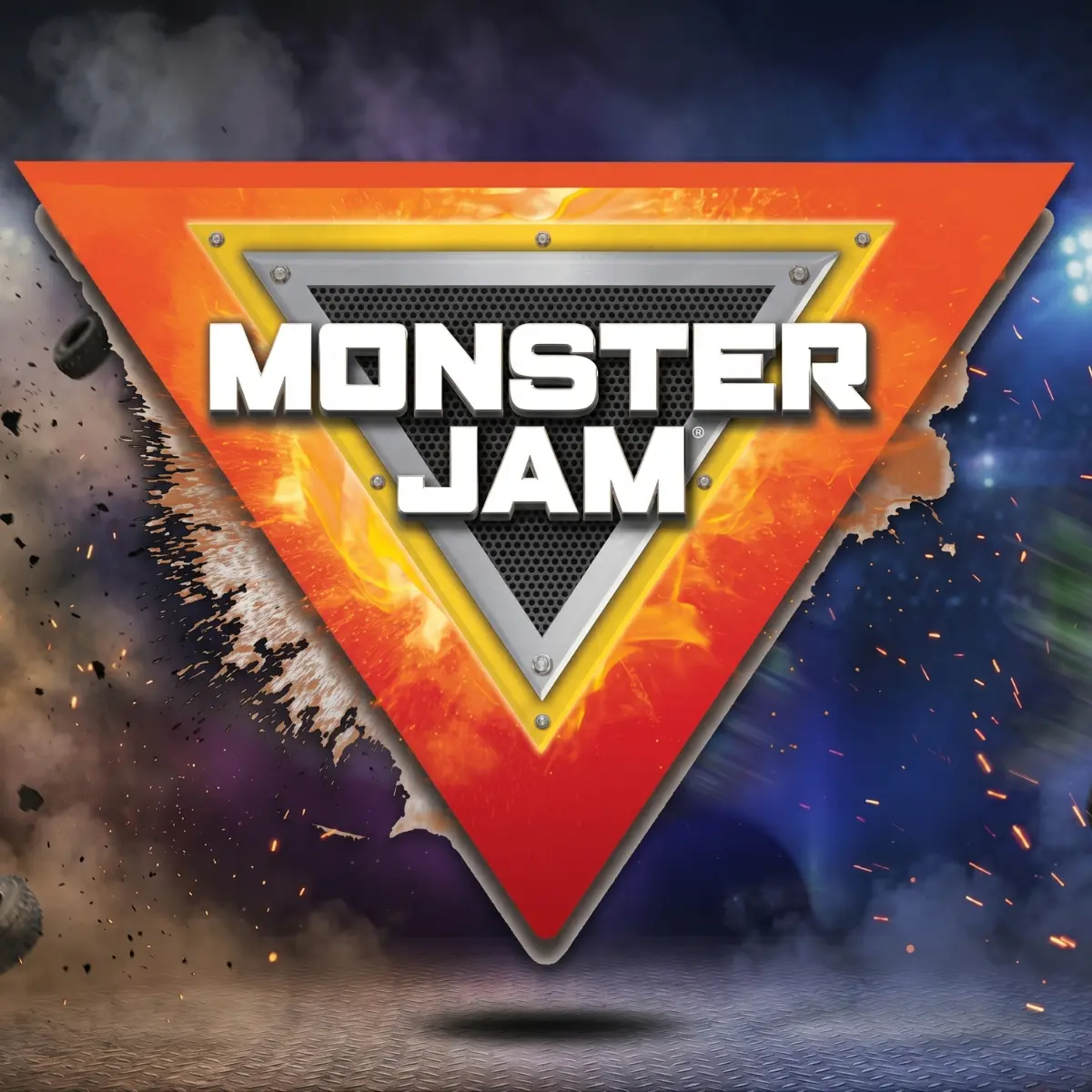 Официално лого на Monster Jam подводен Сет с мини колички