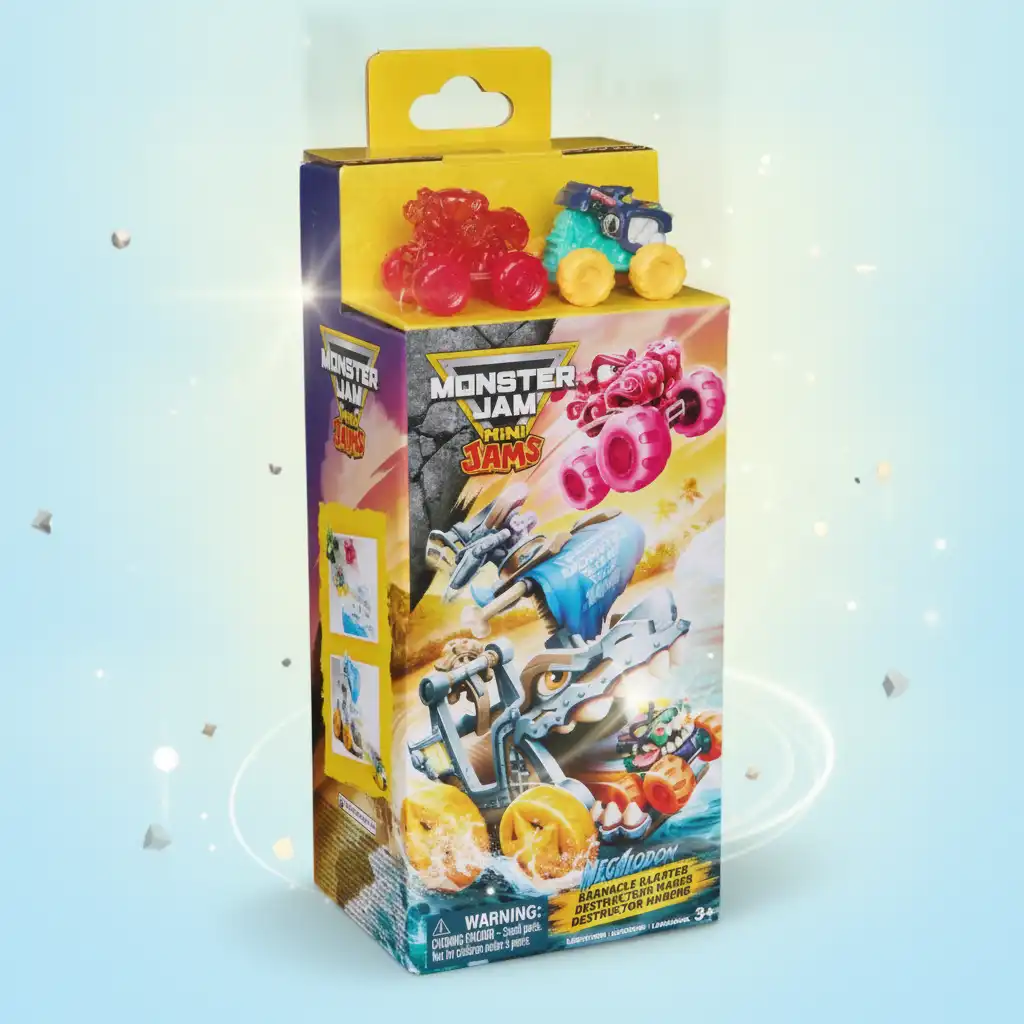 Изпитайте неукротимо забавление с мини камиони Monster Jam!