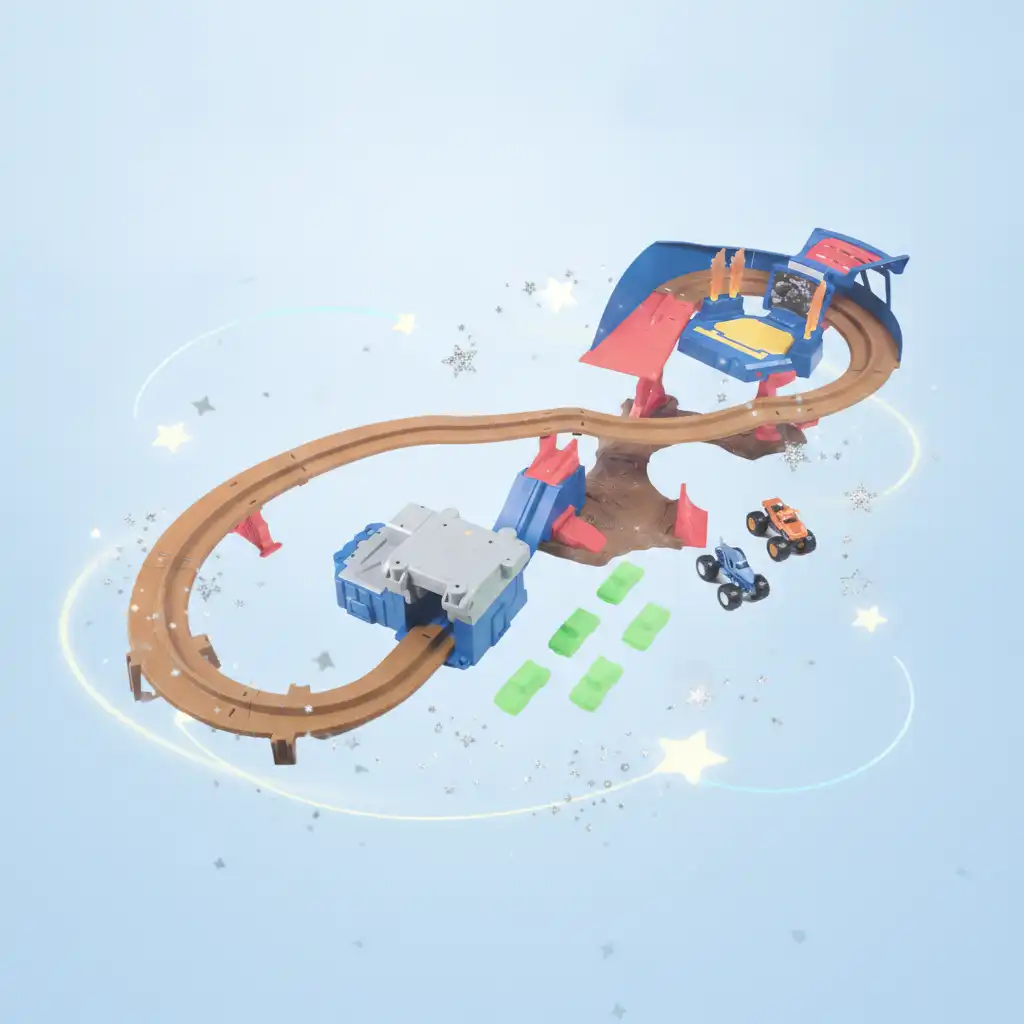 Детайлни Метал камиончета El Toro Loco и Megalodon.