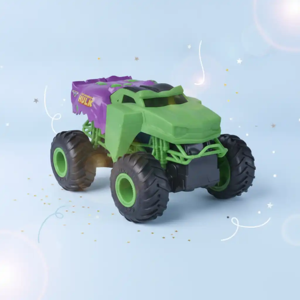 Създайте си собствена Monster Jam писта, пълна с предизвикателства.