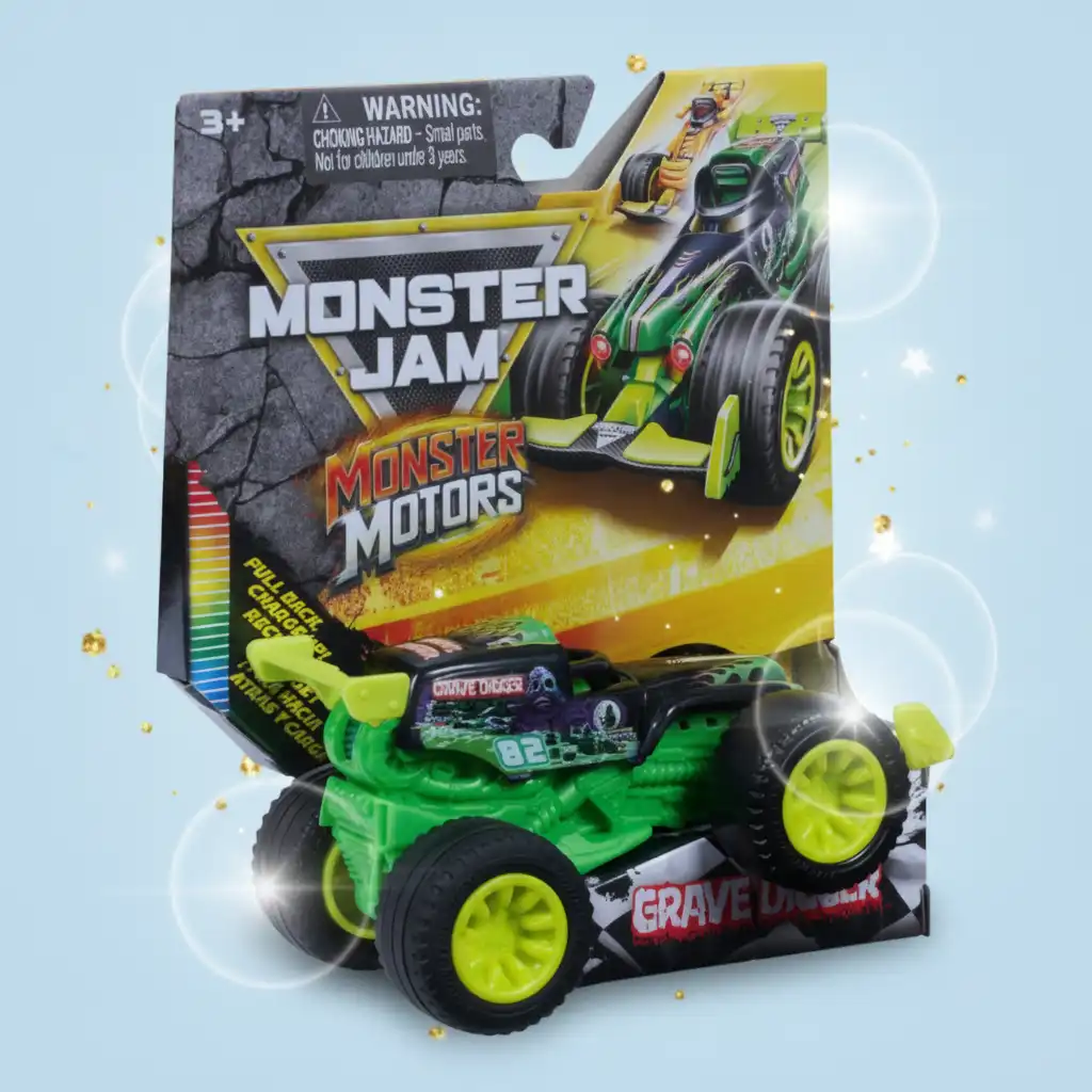 Изживейте безкрайно забавление с легендарния светещ Grave Digger.