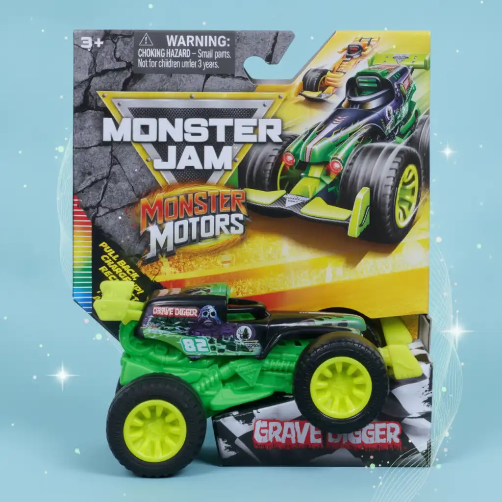 Висококачествено Метал изпълнение и детайли, верни на истинския Monster Jam камион.