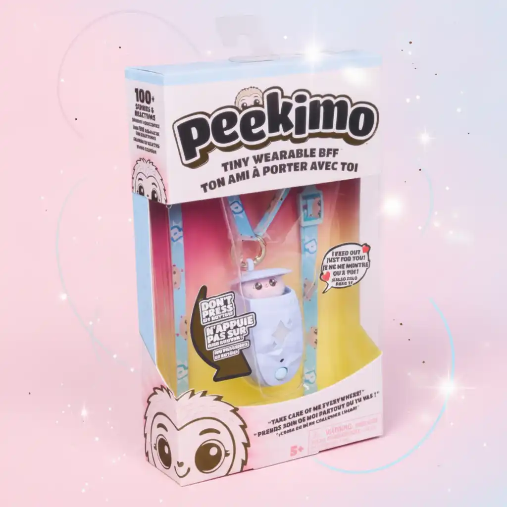 Гледайте как Peekimo за първи път излиза от калъфа си.